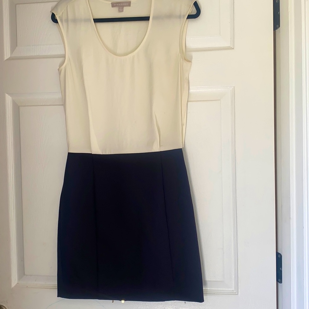 Banana Repulic black and white dress size 4